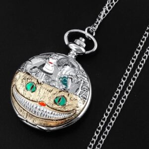 Nostalgia Movie Theme Design Alloy Quartz Pocket Watch with Chain Necklace Pendant & Gift Box - Image 5