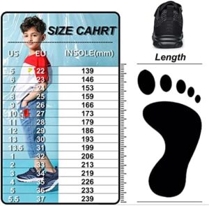 YHOON Boys Girls Sneakers Kids Sports Running Walking Shoes for Toddler/Little Kid/Big Kid - Image 2