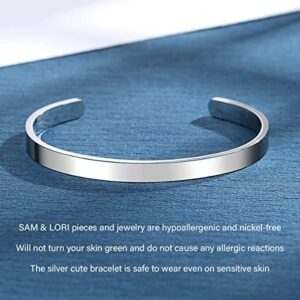 SAM & LORI Personal Bracelets for Teens/Women-Inspirational Jewelry Gifts (Various Designs) for Daughter/Sister/Mom/Friends-Adjustable Bracelet in a Pretty Gift Box - Image 2