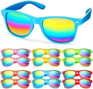 JOYIN 12 Pcs Kids Sunglasses Party Favors bulk, Neon Sunglasses with UV Protection for Children. Pool Party Favors, Goody Bags for kids Birthday - Image 7