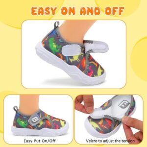 JOINFREE Toddler Boys Girls Barefoot Shoes Breathable Kids Sneakers Lightweight Walking Shoes Slip On Tennie Shoes Protect Toes School Shoes - Image 4