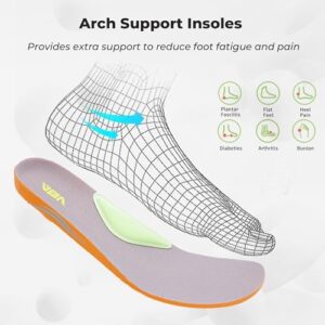 QAUPPE Wide Toe Box Shoes Women Arch Support Walking Sneakers Tennis Sneakers Orthotic Plantar Fasciitis Shoes US 6-11 - Image 6