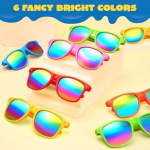 JOYIN 12 Pcs Kids Sunglasses Party Favors bulk, Neon Sunglasses with UV Protection for Children. Pool Party Favors, Goody Bags for kids Birthday - Image 4