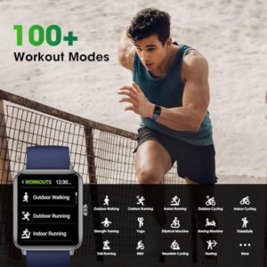 Smart Watch (Answer/Make Call) for Women Men, Fitness Tracker with Heart Rate, Blood Oxygen, Sleep Tracker, IP68 Waterproof Fitness Watch Step Calorie Counter Pedometer Compatible iPhone & Android - Image 3