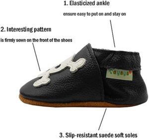 SAYOYO Baby Shoes Soft Leather Sole Infant Toddler Prewalker Shoes - Image 3