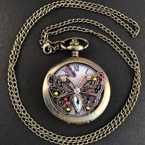 Men's Pocket Watch, Arabic Digital Dial Pocket Watches with Chain for Men - Image 6