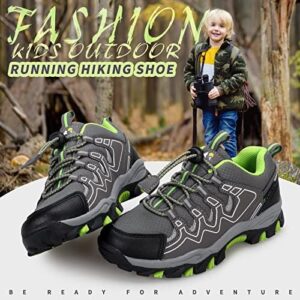 UOVO Boys Girls Kids Sneakers Hiking Running Outdoor Walking Tennis Shoes Waterproof Non Slip Fashion Sneakers(Little/Big Kids - Image 5