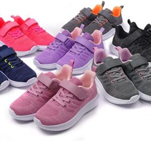 Toandon Girls Boys Kids Lightwight Breathable Athletic Sport Sneakers - Image 2