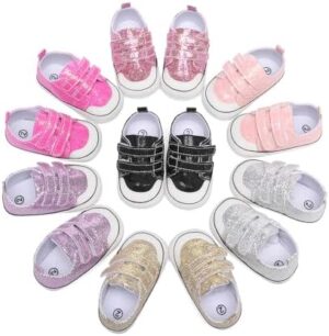 Baby Shoes,Infant Boys Girls Non-Slip Soft Sole Lightweight Sneakers,Unisex First Walking Shoes for 0-18 Months Toddler - Image 7