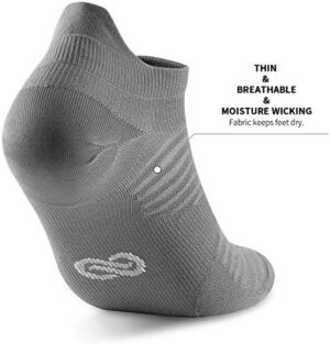 Compression Running Ankle Socks Low Cut(6 Pairs) for Men & Women - Image 5