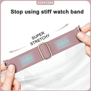 5 Pack Stretchy Nylon Straps Compatible for Apple Watch Band 38mm 40mm 41mm 42mm 44mm 45mm 46mm 49mm for Women Men,Elastic Cloth Sport Wristbands for iWatch Series 10 9 8 SE 7 6 5 4 3 Ultra 2/1 - Image 5