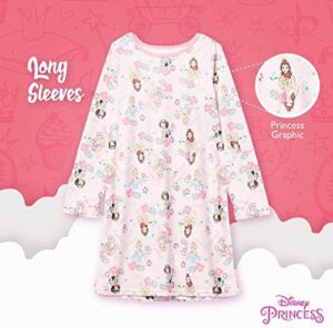 Disney Girls' 3-Pack Nightgowns, Soft & Cute Pajamas for Kids - Image 8