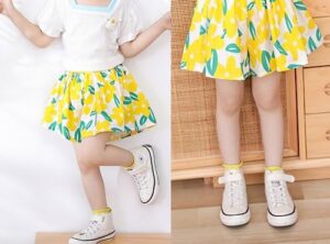 Deerhobbes Design your own Girls' Short Sets - Trendy and Comfortable Summer Outfits for Girls Fashionable Clothing Sets 4pc - Image 6