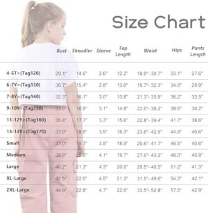 Betusline Girls & Women 2 Piece Outfits, Short Sleeve Crop Top Cargo Pants Trendy Clothing Sets, 4T- Women XL - Image 6