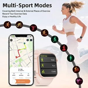 Hwagol Smart Watch (Answer/Make Call) 1.85inch Fitness Tracker, DIY Dials/Pedometer/Calories/Multiple Sport Modes/Voice Assistant, Smart Watches for Men Women Android iOS Phones - Image 5