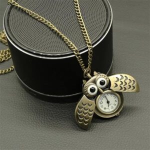 AKOAK 1 Pack Vintage Owl Pocket Watch - Image 6