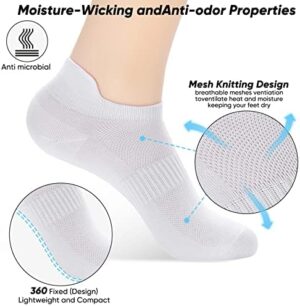 ATBITER Ankle Socks for Women, Thin Athletic Running Low Cut Tab Socks Sports No Show Socks 6/10-Pairs - Image 3