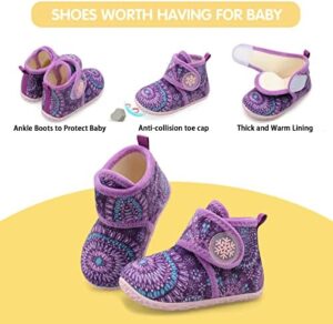 FEETCITY Baby Booties Girls Boys Infant Slippers First Walkers Shoes Warm Socks Newborn Crib Shoes - Image 3