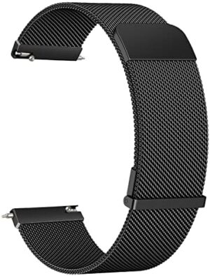 Meliya Metal Watch Bands, 20mm 22mm Quick Release Watch Strap, Stainless Steel Mesh Replacement band for Women Men