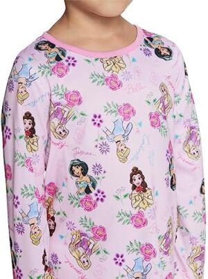 Disney Girls' 3-Pack Nightgowns, Soft & Cute Pajamas for Kids - Image 2