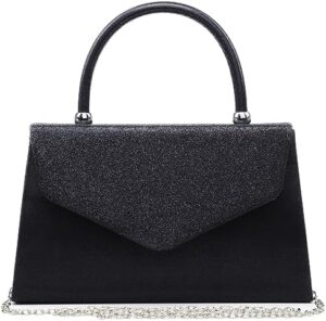 Dasein Women's Evening Bag Party Clutches Wedding Purses Cocktail Prom Handbags with Frosted Glittering