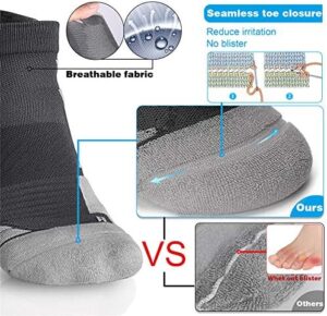 Hylaea No Show Running Athletic Anti-Blister Wicking Coolmax Socks, Seamless Anti-odor - Image 2