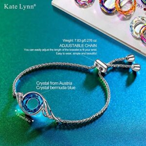 Kate Lynn ♥ Rise From the Ashes Phoenix Bracelet Made with Crystals from Austria, Adjustable Slider Bracelet for Women, Packaged with Jewelry Box, Birthday Gift for Women, Symbol of Luck and Renewal - Image 2