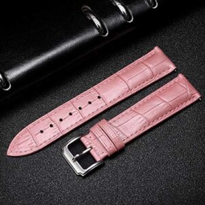 BINLUN Genuine Leather Watch Bands Women Men Quick Release Leather Watch Straps Replacement with 12 Colors Option (10mm, 12mm, 14mm, 15mm, 16mm, 17mm, 18mm, 19mm, 20mm, 21mm, 22mm, 23mm) - Image 5