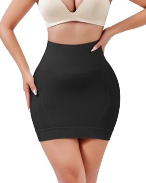 Slip Dress for Women Seamless Non Slip Strip Shapewear Dress Under Dress Tummy Control Slip Dress Slimming Half Slip