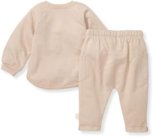 Burt's Bees Baby baby-boys Shirt and Pant Set, Top & Bottom Outfit Bundle, 100% Organic Cotton - Image 2