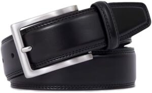 Fabio Valenti Genuine Leather Dress Belts For Men - Mens Belt For Suits, Jeans, Uniform With Single Prong Buckle - Image 2