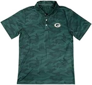 FOCO Men's NFL Team Logo Polo Short Sleeve Polyester Shirt - Image 5