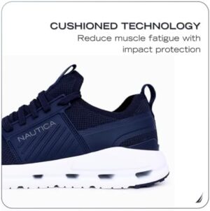 Nautica Mens Running Sneakers Sport Fashion Lace-Up Athletic Soft Shoes for Gym Tennis Men – Cushioned, Breathable, Lightweight & Comfortable - Image 2