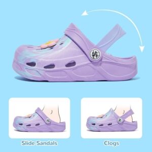 HOBIBEAR Boys Girls Classic Clogs Slip on Garden Shoes Cute Summer Sandals Water Shoes(Toddler/Little Kid) - Image 3