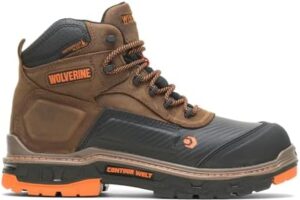 Wolverine Men's Overpass 6" Mid Composite Toe Waterproof Work Boot