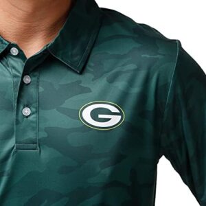 FOCO Men's NFL Team Logo Polo Short Sleeve Polyester Shirt - Image 4