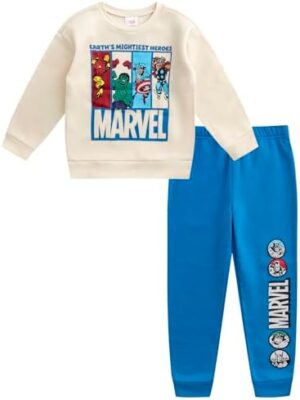 Marvel Avengers Boys Sweatshirt and Pants Set for Toddler to Big Kids