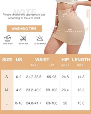 Slip Dress for Women Seamless Non Slip Strip Shapewear Dress Under Dress Tummy Control Slip Dress Slimming Half Slip - Image 6