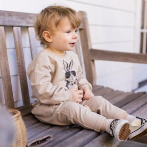 Burt's Bees Baby baby-boys Shirt and Pant Set, Top & Bottom Outfit Bundle, 100% Organic Cotton - Image 3