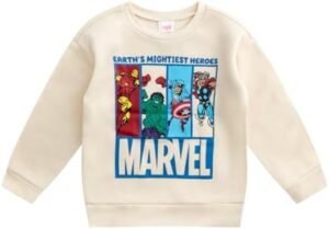 Marvel Avengers Boys Sweatshirt and Pants Set for Toddler to Big Kids - Image 2