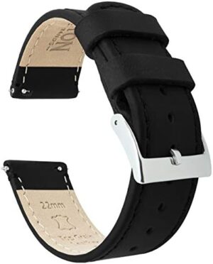 Barton Quick Release - Top Grain Leather Watch Band Strap - Choice of Width - 16mm, 18mm, 19mm, 20mm, 21mm 22mm, 23mm or 24mm