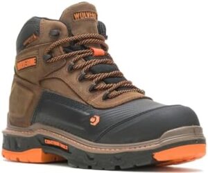 Wolverine Men's Overpass 6" Mid Composite Toe Waterproof Work Boot - Image 2