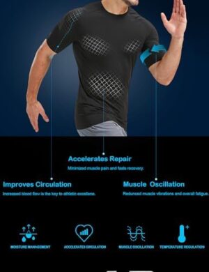 5 Pack Men’s Compression Shirts Short Sleeve Cool Dry Sports Athletic Workout Base Layer Undershirt T-Shirt Tops - Image 3