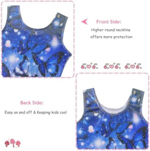 TUONROAD Girls Gymnastics Leotards for 5-10T Kids One Piece Athletic Biketards with Shorts - Image 4