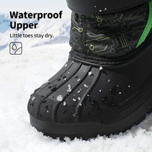 DREAM PAIRS Boys & Girls Mid Calf Water-Resistant Winter Snow Boots for Toddler/Little/Big Kid - Image 2