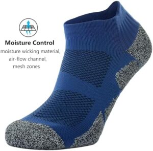 CWVLC Unisex Cushioned Compression Athletic Ankle Socks Multipack - Image 5