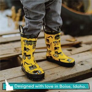 Lone Cone Elementary Collection - Premium Natural Rubber Rain Boots with Matte Finish for Toddlers and Kids - Image 3