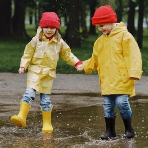 HISEA Rubber Rain Boots for Toddlers and Kids Boys Girls Lightwight Waterproof with Easy-on Handle - Image 8