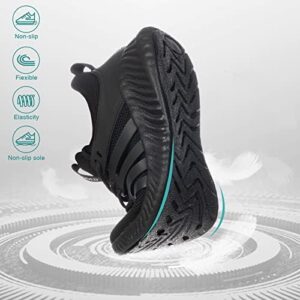 Mens Sneakers Walking Shoes - Memory Foam Athletic Tennis Running Workout Gym Ultra Lightweight Breathable Jogging Sports Shoes Slip on Casual Sneaker - Image 4