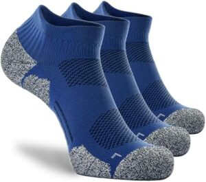 CWVLC Unisex Cushioned Compression Athletic Ankle Socks Multipack